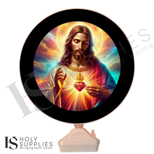 LED Mirror Icon - Sacred Heart image