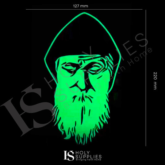St Charbel Glow in Dark Sticker image 1