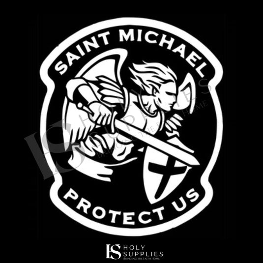 St. Michael Vinyl Car Sticker image 0