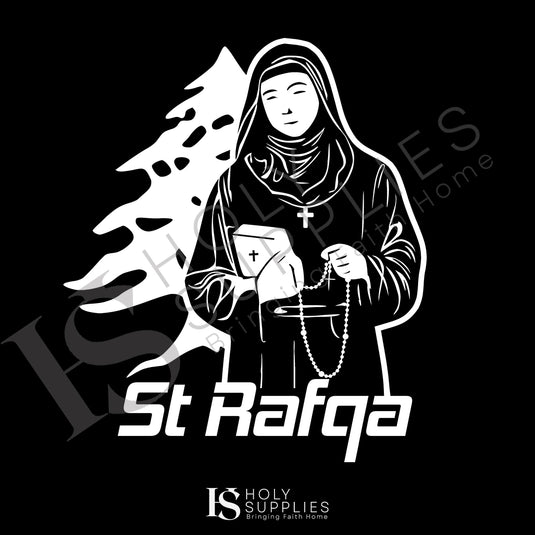 St Rafqa Vinyl Car Sticker image 0