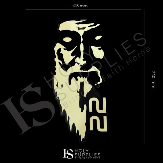 St Charbel 22 Glow in Dark Sticker image 0