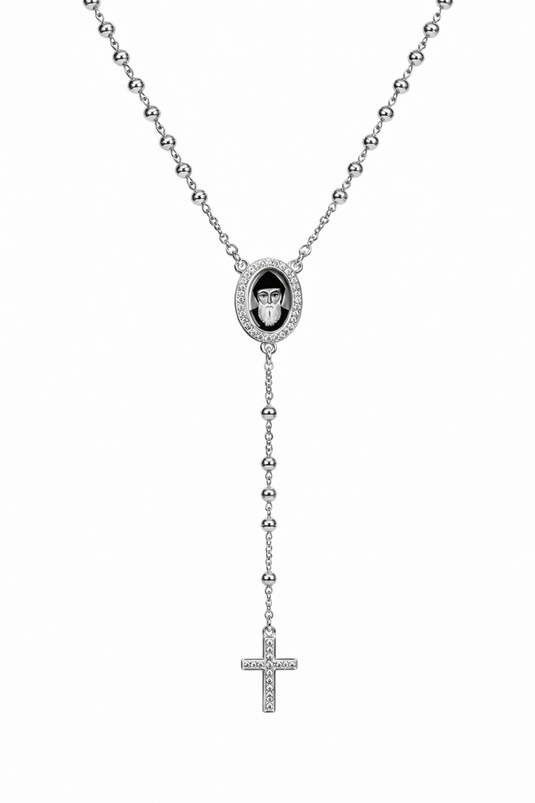 Saint Charbel Rosary Necklace