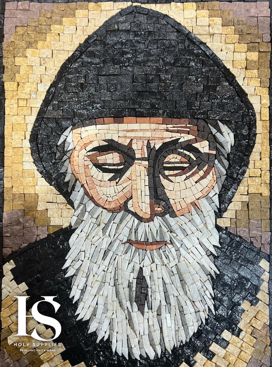 Saint Charbel Hand Made Mosaic image 7
